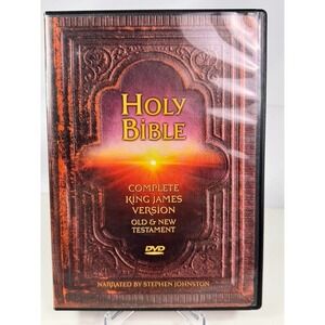 Holy Bible DVD King James Version Complete Old & New Testament Stephen Johnston
